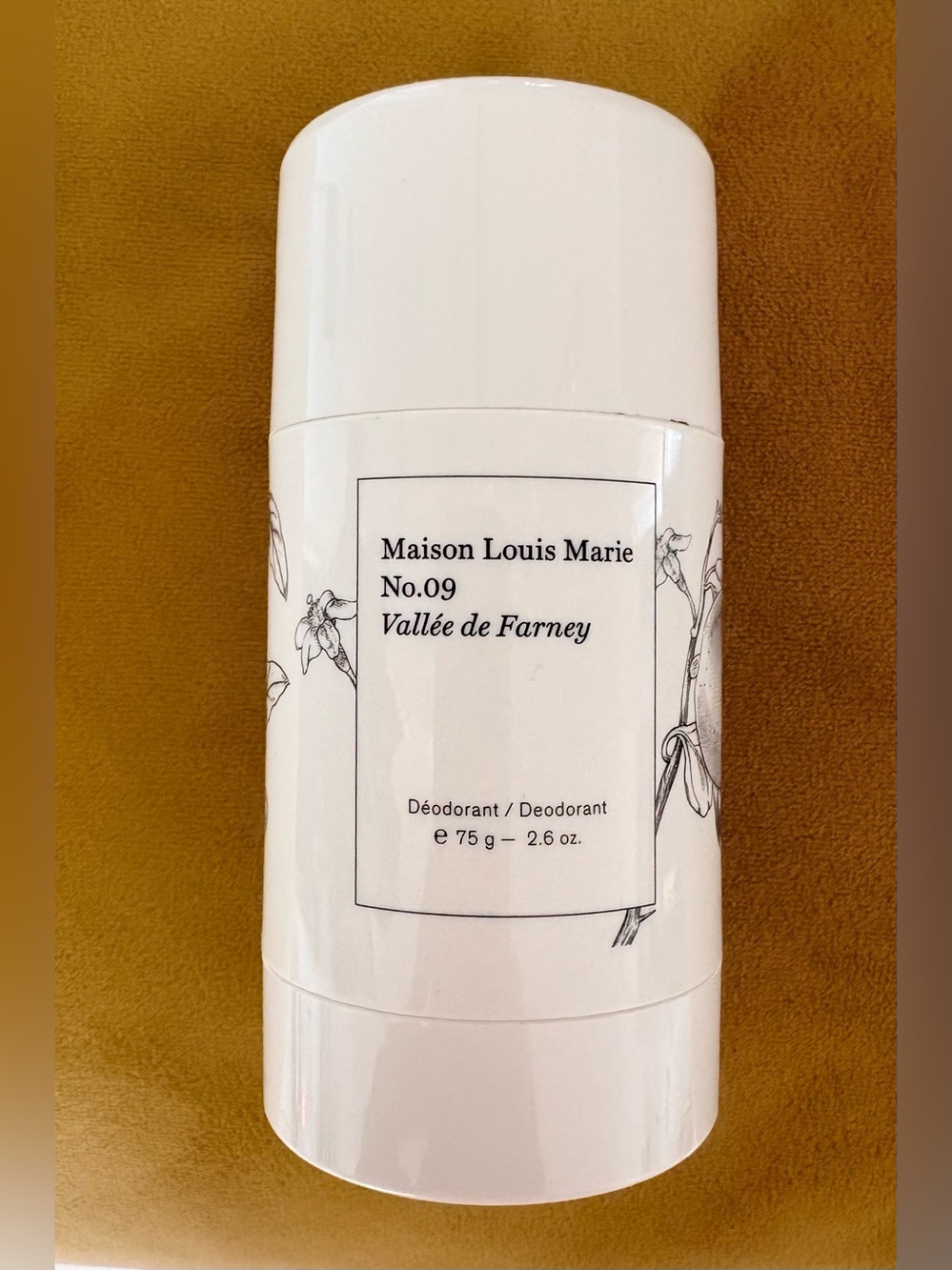 Maison Louis Marie No.09 Vallée de Farney Natural Deodorant 2.6 oz New Sealed